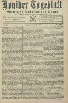 Konitzer Tageblatt.Amtliches Publikations=Organ, nr158