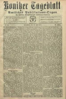 Konitzer Tageblatt.Amtliches Publikations=Organ, nr162