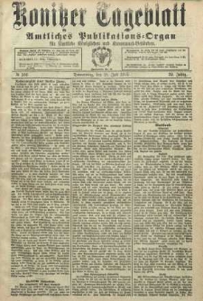 Konitzer Tageblatt.Amtliches Publikations=Organ, nr166