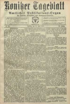 Konitzer Tageblatt.Amtliches Publikations=Organ, nr173