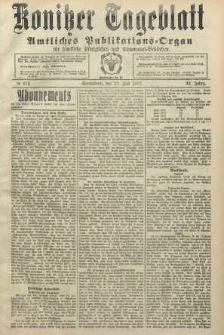Konitzer Tageblatt.Amtliches Publikations=Organ, nr174