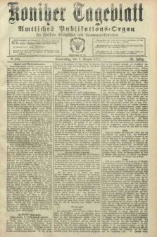 Konitzer Tageblatt.Amtliches Publikations=Organ, nr184