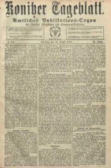 Konitzer Tageblatt.Amtliches Publikations=Organ, nr194