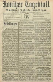 Konitzer Tageblatt.Amtliches Publikations=Organ, nr203