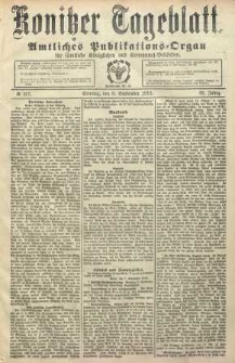 Konitzer Tageblatt.Amtliches Publikations=Organ, nr211