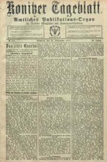 Konitzer Tageblatt.Amtliches Publikations=Organ, nr219