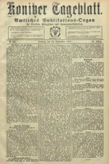 Konitzer Tageblatt.Amtliches Publikations=Organ, nr223