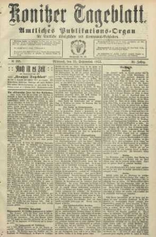 Konitzer Tageblatt.Amtliches Publikations=Organ, nr225
