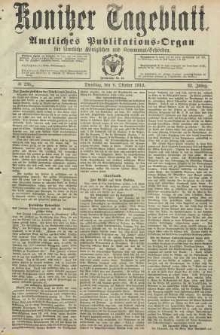Konitzer Tageblatt.Amtliches Publikations=Organ, nr236