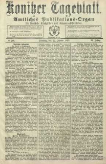 Konitzer Tageblatt.Amtliches Publikations=Organ, nr248