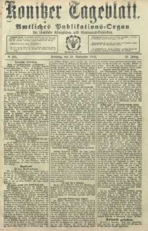 Konitzer Tageblatt.Amtliches Publikations=Organ, nr265