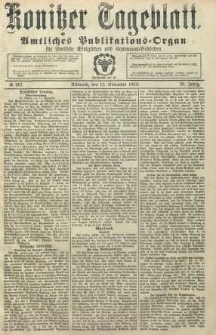 Konitzer Tageblatt.Amtliches Publikations=Organ, nr267