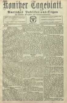 Konitzer Tageblatt.Amtliches Publikations=Organ, nr268
