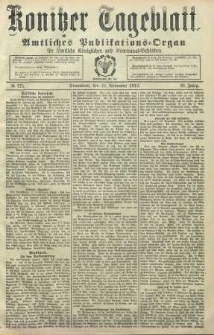 Konitzer Tageblatt.Amtliches Publikations=Organ, nr275