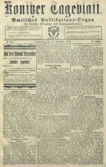 Konitzer Tageblatt.Amtliches Publikations=Organ, nr279