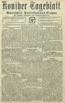 Konitzer Tageblatt.Amtliches Publikations=Organ, nr291