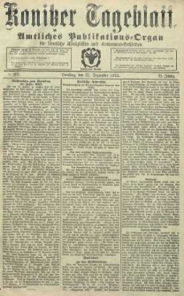 Konitzer Tageblatt.Amtliches Publikations=Organ, nr305