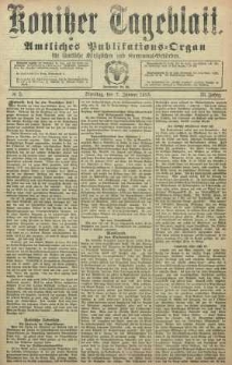 Konitzer Tageblatt.Amtliches Publikations=Organ, nr5