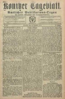 Konitzer Tageblatt.Amtliches Publikations=Organ, nr11