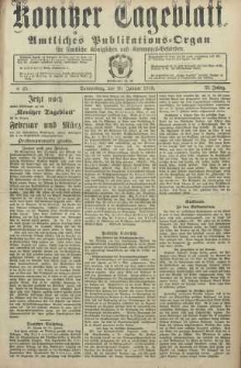 Konitzer Tageblatt.Amtliches Publikations=Organ, nr25