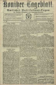 Konitzer Tageblatt.Amtliches Publikations=Organ, nr28
