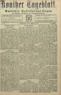 Konitzer Tageblatt.Amtliches Publikations=Organ, nr31