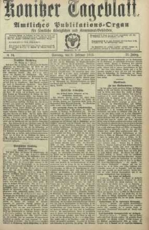 Konitzer Tageblatt.Amtliches Publikations=Organ, nr34