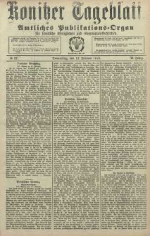Konitzer Tageblatt.Amtliches Publikations=Organ, nr37