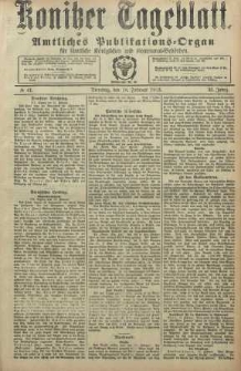 Konitzer Tageblatt.Amtliches Publikations=Organ, nr41