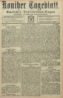 Konitzer Tageblatt.Amtliches Publikations=Organ, nr46