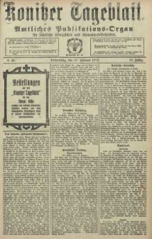 Konitzer Tageblatt.Amtliches Publikations=Organ, nr49