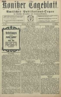 Konitzer Tageblatt.Amtliches Publikations=Organ, nr50