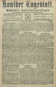 Konitzer Tageblatt.Amtliches Publikations=Organ, nr56