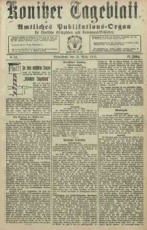 Konitzer Tageblatt.Amtliches Publikations=Organ, nr63