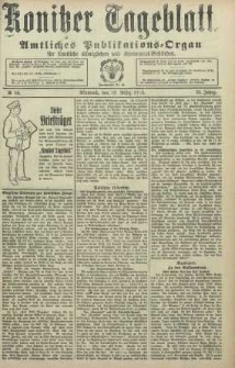 Konitzer Tageblatt.Amtliches Publikations=Organ, nr66