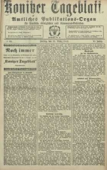 Konitzer Tageblatt.Amtliches Publikations=Organ, nr68
