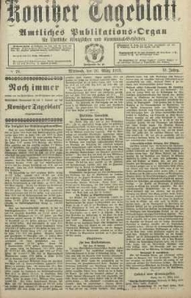 Konitzer Tageblatt.Amtliches Publikations=Organ, nr70