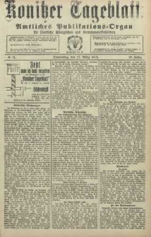 Konitzer Tageblatt.Amtliches Publikations=Organ, nr71