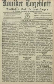 Konitzer Tageblatt.Amtliches Publikations=Organ, nr78