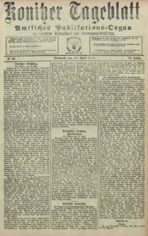 Konitzer Tageblatt.Amtliches Publikations=Organ, nr88