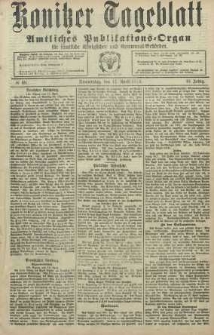 Konitzer Tageblatt.Amtliches Publikations=Organ, nr89