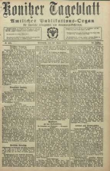 Konitzer Tageblatt.Amtliches Publikations=Organ, nr100