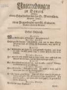 Unterredungen zu Danzig, zwischen einem Schulknaben von der St. Marienschule, Namens Daniel, und einem Pauperknaben von St. Salvator, Namens Friedrich Gottlieb.