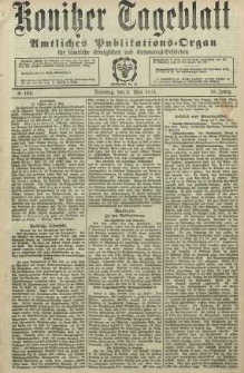 Konitzer Tageblatt.Amtliches Publikations=Organ, nr104