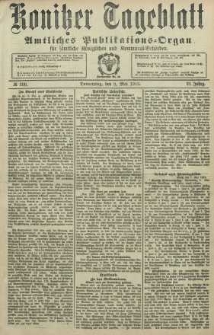 Konitzer Tageblatt.Amtliches Publikations=Organ, nr106