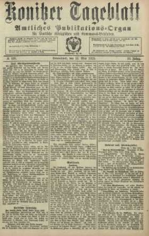 Konitzer Tageblatt.Amtliches Publikations=Organ, nr108