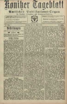 Konitzer Tageblatt.Amtliches Publikations=Organ, nr124
