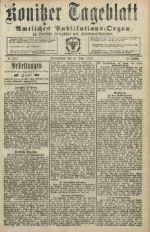 Konitzer Tageblatt.Amtliches Publikations=Organ, nr125