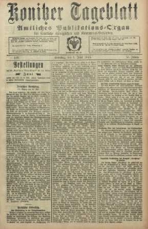 Konitzer Tageblatt.Amtliches Publikations=Organ, nr126
