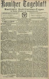 Konitzer Tageblatt.Amtliches Publikations=Organ, nr140